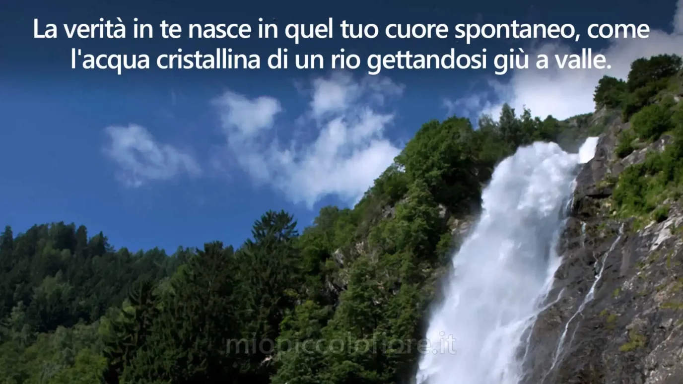 Messaggi del Cielo di MIO PICCOLO FIORE 2023-06-05 Acqua cristallina